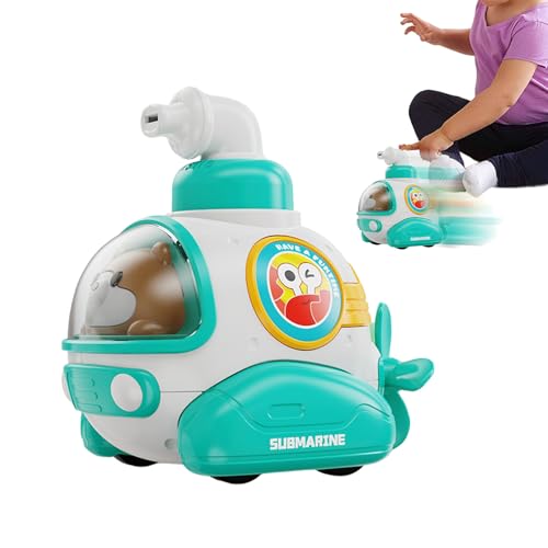 Generisch Trägheitstierauto, 4,13 Zoll Bildungsspielzeug für Dinosaurierfahrzeug für Kinder, ziehen Sie LKW mit Whistle Sound und interaktives Spiel, Vorschulfestival für Weihnachtsfamilienveranstalt von Generisch