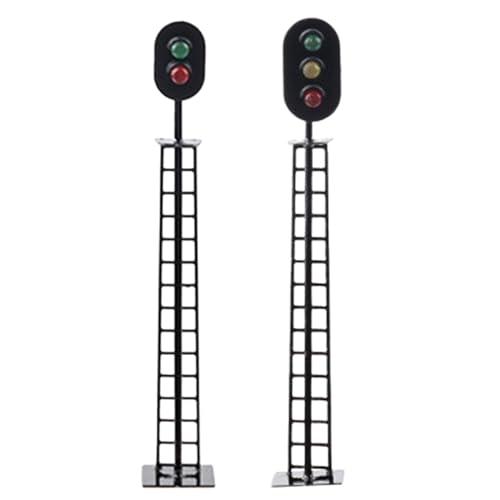 Generisch Traffic Light Toy, Educational Stop Light, Realistic Signal Model, Interactive Road Safety, Hand-Built Scene Decoration (Battery-Powered), Sand Table Accessory for Kids von Generisch