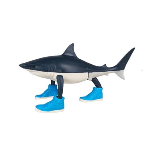 Generisch Tralalero Tralala Figure,Tung Tung Tung Sahur Figure Toy,3D Printed Italian Brainrot Animals, for Collection and Decoration (I) von Generisch