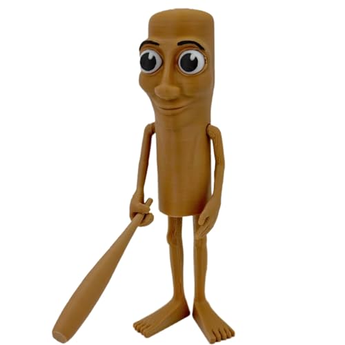 Generisch Tralalero Tralala Figure,Tung Tung Tung Sahur Figure Toy,3D Printed Italian Brainrot Animals,Collectible Figure, for Collection and Decoration (Tung Sahur) von Generisch