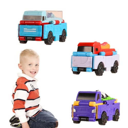 Generisch Transformierbare Autos, Anti-Reverse-Spielzeugauto | Verwandelbare Mini-Spielzeugautos für Kinder - Spielzeugfahrzeuge für Vorschulkinder, formverändernde Autos für Klassenzimmer, von Generisch