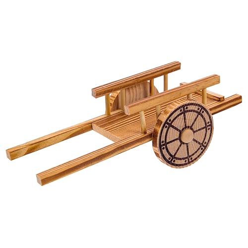 Modell Miniatur Mini Farm Cart Spielzeug Holz Miniatur Cart Für Jungen Und Mädchen Handwerkskunst von Generisch