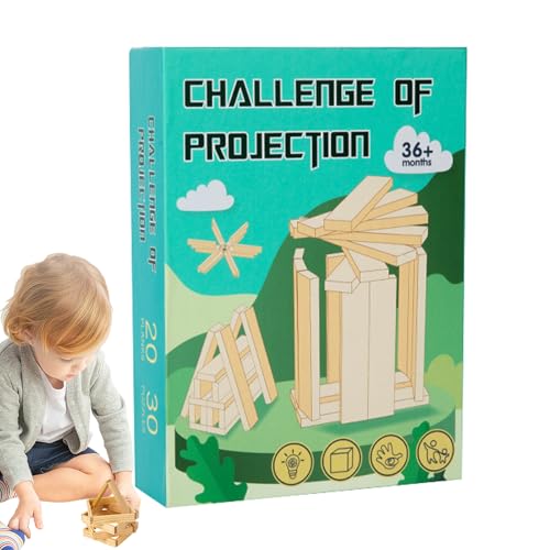 Generisch Tumbling Tower Game, Brettspiel stapeln | Holzspace Board Game,Hand-Eye-Koordination aufbauen Bildungsspielzeug Balance Home Decoration für Modellherstellung von Generisch