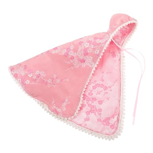 Generisch Umhang Puppenkleidung Puppenbekleidungszubehör Puppen-Outfits Puppen-Make-up-zubehör Puppenprinzessinkleid Zubehör Für Prinzessinnenpuppen Puppenkostümumhang Rosa Polyester von Generisch