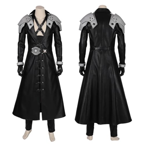 Generisch Unisex Anime Cos FF7 Sephiroth Cosplay Kostüm Shin'Ra Held Uniform,XL,Black Generisch Unisex Anime Cos FF7 Sephiroth Cosplay Kostüm Shin'Ra Held Uniform,XL,Black von Generisch