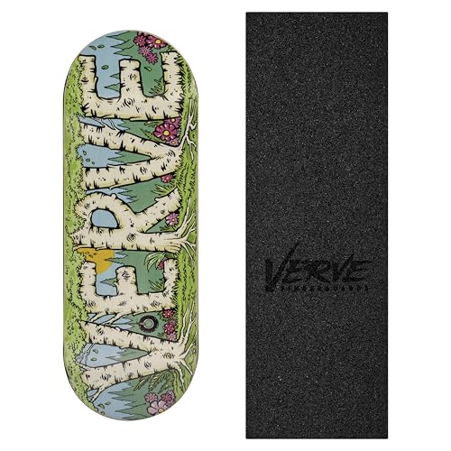 Generisch Verve Fingerboards - Fingerboard Deck „Verve Trees“ 34mm, Medium Concave, 5-lagiges Ahorn, Finger Skateboard Holz inkl. Griptape Generisch Verve Fingerboards - Fingerboard Deck „Verve Trees“ 34mm, Medium Concave, 5-lagiges Ahorn, Finger Skateboard Holz inkl. Griptape von Generisch