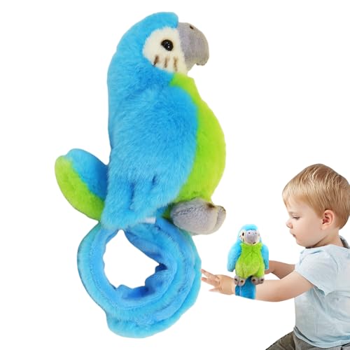 Generisch Vogel-Schlagarmband aus Plüsch, Plüschtier-Schnapparmband -Vogel-Armband-Spielzeug | Kinderspielzeug-Armband, Slap-Armband-Spielzeug für Belohnungen im Schulklassenzimmer von Generisch
