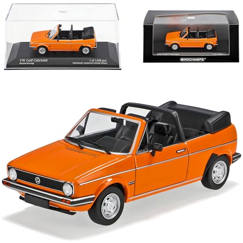 Generisch Volkwagen Golf I Orange Cabrio 1974-1983 1/43 Minichamps Modell Auto Generisch Volkwagen Golf I Orange Cabrio 1974-1983 1/43 Minichamps Modell Auto von Generisch