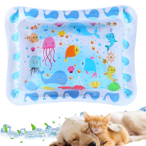 Generisch Wasser Sinnesmatte | Faltbare Katzen Wasserspielmatte,Aufblasbare Krabbeldecke Dickes Haustierzubehör Zum Schlafen Für Alle Altersstufen Bei Innen & Außen Reise Familien Wohnzimmer Generisch Wasser Sinnesmatte | Faltbare Katzen Wasserspielmatte,Aufblasbare Krabbeldecke Dickes Haustierzubehör Zum Schlafen Für Alle Altersstufen Bei Innen & Außen Reise Familien Wohnzimmer von Generisch