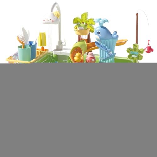 Generisch Wasserspiel Tisch für Kinder | Sand Und Wasser Spieltisch,Sinnesförderndes Lernspielzeug Mit Pumpe Für Zuhause Garten Förderung Der Hand-Augen-Koordination Spielspaß Draußen Generisch Wasserspiel Tisch für Kinder | Sand Und Wasser Spieltisch,Sinnesförderndes Lernspielzeug Mit Pumpe Für Zuhause Garten Förderung Der Hand-Augen-Koordination Spielspaß Draußen von Generisch