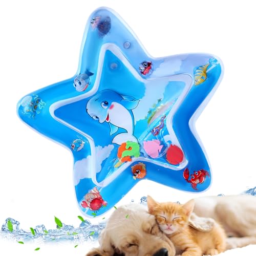 Generisch Wasserspielmatte | Faltbares Wasserkissen Für Katzen,Aufblasbare Krabbeldecke Dickes Haustierzubehör Zum Schlafen Für Alle Altersstufen Bei Innen & Außen Reise Familien Wohnzimmer Generisch Wasserspielmatte | Faltbares Wasserkissen Für Katzen,Aufblasbare Krabbeldecke Dickes Haustierzubehör Zum Schlafen Für Alle Altersstufen Bei Innen & Außen Reise Familien Wohnzimmer von Generisch