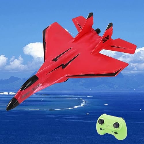 Generisch Weekeen Remote Airplane, Gravity Gliders Airplane, Weekeen Remote Plane Toy, 2.4ghz Rc Remote Control Fighter Model Toy (Red) von Generisch