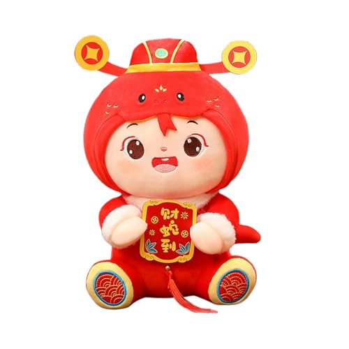Generisch Weich Stoffpuppen Das Jahr der glückverheißenden Sache Puppe Jahrestagung Dekoration der Tier Tier Puppe Puppenwagen Buggy (H, 23cm) von Generisch