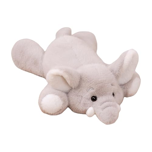 Generisch Weich Stoffpuppen Süße und weiche Elefantenbabypuppe, Spielzeug-Elefantenpuppe, Begleitkissenpuppe für Kinder. Puppenzubehör Baby (B, 30cm) von Generisch