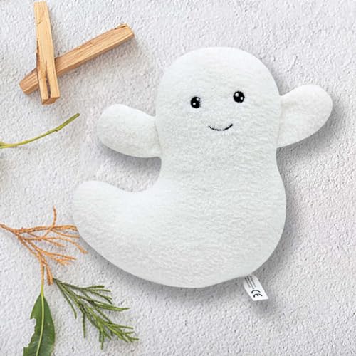 Generisch Weiche weiße Herzpuppe, lustiges Raumdekorationsgeschenk, geeignet für Kindergeburtstag, Halloween-Spielzeug, Plüsch, Halloween, süße Plüschpuppe, Puppe Spielzeugpuppe (White, 23) von Generisch