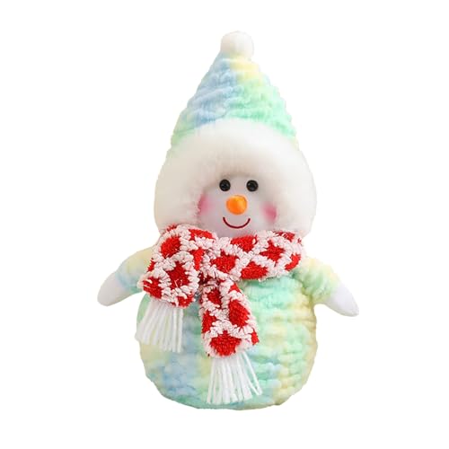 Generisch Weihnachten Weihnachtsschal Schneemann Puppe Spielzeug Weihnachtsschmuck Weihnachten Schneemann Puppe Puppe Weihnachtsschmuck Spielzeugpuppe (A, 35cm) von Generisch