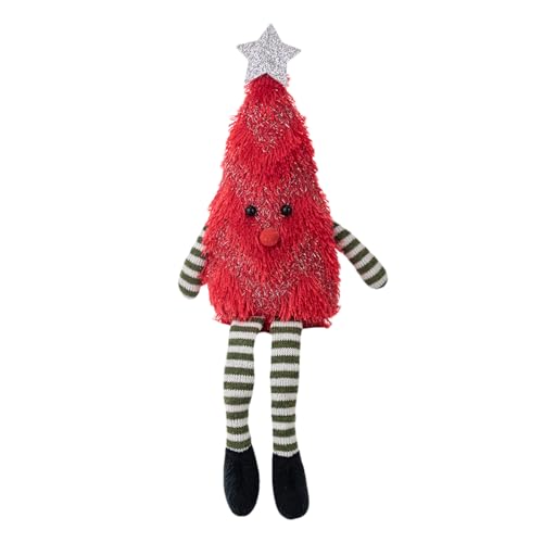 Generisch Weihnachtsbaumförmige Puppe, Ferienplüschspielzeug, Cartoonbaummädchen-Figur, weicher Stoff, Innendekor, 32 x 9 cm, für Festliche Playtime Desk Display Travel Generisch Weihnachtsbaumförmige Puppe, Ferienplüschspielzeug, Cartoonbaummädchen-Figur, weicher Stoff, Innendekor, 32 x 9 cm, für Festliche Playtime Desk Display Travel von Generisch
