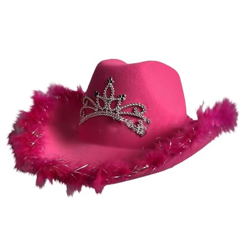 Generisch Westen Kostü Karneval Mottoparty Cowgirl Hut Damen Partybrille Accessoires Cowgirl Hut Cowboy Hut für Erwachsene KostüM Cowgirl FaschingskostüM Damen Lustig Generisch Westen Kostü Karneval Mottoparty Cowgirl Hut Damen Partybrille Accessoires Cowgirl Hut Cowboy Hut für Erwachsene KostüM Cowgirl FaschingskostüM Damen Lustig von Generisch