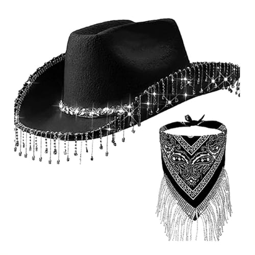 Generisch Westen Kostü Karneval Mottoparty Cowgirl Hut Damen Partybrille Accessoires Cowgirl Hut Cowboy Hut für Erwachsene Rodeo Reiter Wilder Hippie Weste Damen Boho Verkleidung Damen Karneval Generisch Westen Kostü Karneval Mottoparty Cowgirl Hut Damen Partybrille Accessoires Cowgirl Hut Cowboy Hut für Erwachsene Rodeo Reiter Wilder Hippie Weste Damen Boho Verkleidung Damen Karneval von Generisch