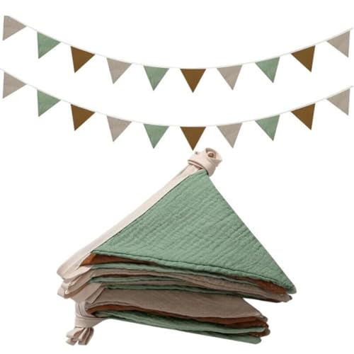 Generisch Wimpelkette Kinderzimmer,Stoff Wimpelkette,Tolles Zubehör Für Hausbett,Kinderzimmer Deko,Tolles Zubehör für Hausbett, Babybett & Kinderbett,Babyzimmer Deko, Wanddeko Geschenk (A) von Generisch