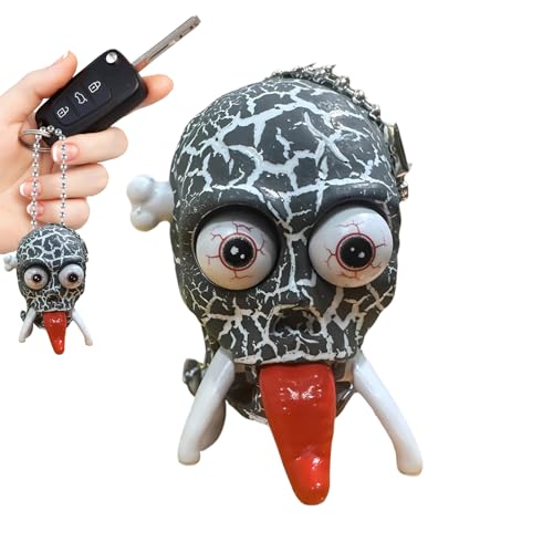 Generisch Wind Up Skeleton Toy, Clockwork Skull Figurine, 1.69x2.09x2.56 Inches Walking Skeleton Prank Model with Spring Action Legs, Desk Decoration for Birthday Party Favor Kids Stress Ease Fun von Generisch