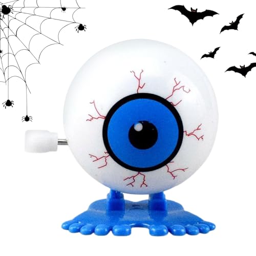 Generisch Winden Sie Augapfelspielzeug | Springen wandelnden Uhrwerk Augapfel | Kleine Neuheitenspielzeuge, Halloween behandelt Preise, Home Desktop Dekoration, Horror -Requisiten von Generisch