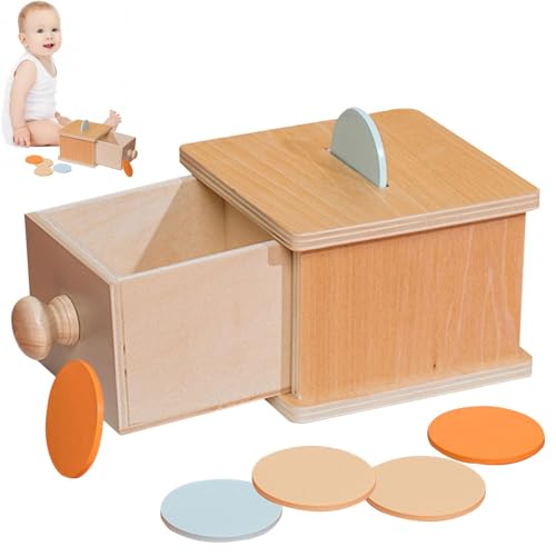 Generisch Wooden Ball Toys - Coin Box with Thicker Coins Wood Hand-Eye Coordination Learning for Home, School Generisch Wooden Ball Toys - Coin Box with Thicker Coins Wood Hand-Eye Coordination Learning for Home, School von Generisch