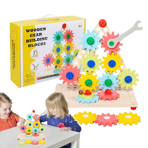 Generisch Wooden Gear Puzzle, Spinner Board Game Toy, Hands-On Motor Skills Builder, Interactive Sensory Learning for Kids, Toddler, Girls, Boys, Early Education, 11.14x2.36x8.39 Inches Generisch Wooden Gear Puzzle, Spinner Board Game Toy, Hands-On Motor Skills Builder, Interactive Sensory Learning for Kids, Toddler, Girls, Boys, Early Education, 11.14x2.36x8.39 Inches von Generisch