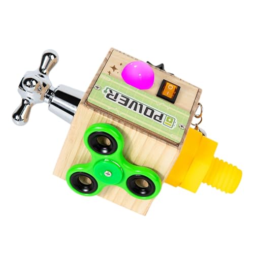 Generisch Wooden Sensory Board, Educational Led Activity, Battery Powered Interactive Toy, 19x11x9.5cm, Learning Tool, Fine Motor Skill Enhancer for, Kids Development Generisch Wooden Sensory Board, Educational Led Activity, Battery Powered Interactive Toy, 19x11x9.5cm, Learning Tool, Fine Motor Skill Enhancer for, Kids Development von Generisch