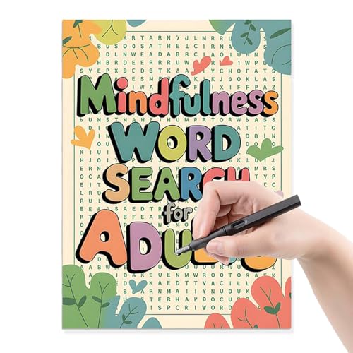 Generisch Word Search Books Adults, Multilevel Puzzles Relaxation, 8.27x11.22in Stress Relief Activity, 400+ Word Find Challenges, Mind-Engaging Games for Cognitive Stimulation von Generisch