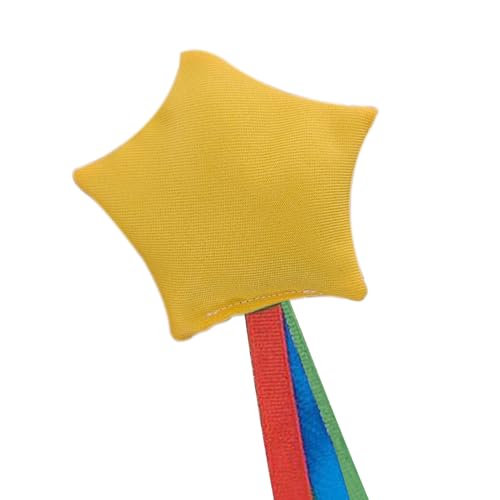 Generisch Wurf-Säckchen Für Kinder | Kleine Wurfsäckchen Im Stern-Design,Wurfspielzeug Mit Bändern Für Gartenfest Camping Outdoor Freizeitaktivitäten von Generisch