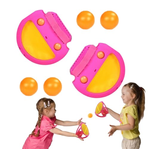Generisch Wurf- und Fangball-Set, Wurf-Fangball-Spiel | Pop Pass Catch Ball Spiel mit 4 Bällen,Hinterhof-Strandspielzeug, Ball- und Fangspiel für und Mädchen Generisch Wurf- und Fangball-Set, Wurf-Fangball-Spiel | Pop Pass Catch Ball Spiel mit 4 Bällen,Hinterhof-Strandspielzeug, Ball- und Fangspiel für und Mädchen von Generisch