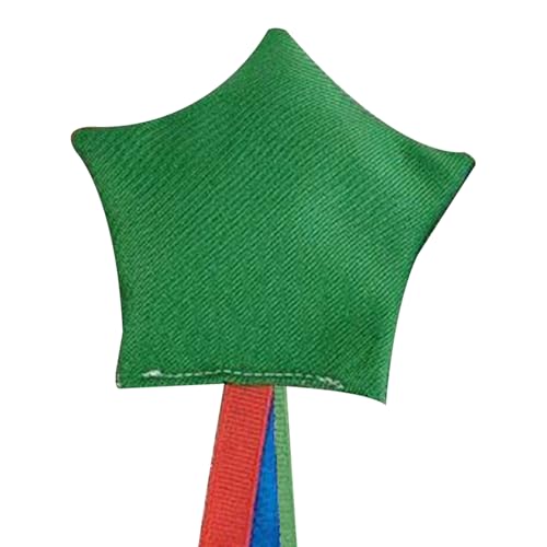Generisch Wurfspiel Mit Säckchen | Kleine Wurfsäckchen Im Stern-Design | Tragbares Wurfspielzeug Mit Bändern Für Garten Camping Unterricht Indoor Outdoor von Generisch