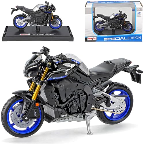 Generisch Yamah. MT-10 SP Blau Silber Blau Modell ab 2016 Version Ab 2023 1/18 Modell Motorrad Generisch Yamah. MT-10 SP Blau Silber Blau Modell ab 2016 Version Ab 2023 1/18 Modell Motorrad von Generisch