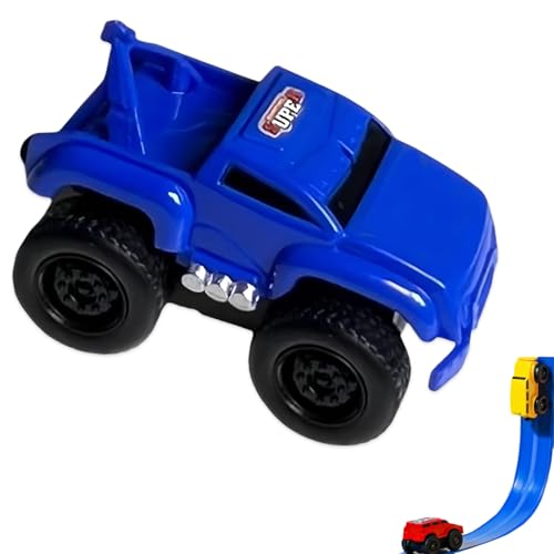 Generisch Yearpilrim Magnetic Wall Climbing Toy Car, Pull Back Anti-Gravity Vehicle for Kids, Cars That Drive on Walls and Ceiling, Inertial Magnetic Track Car (Blue) von Generisch