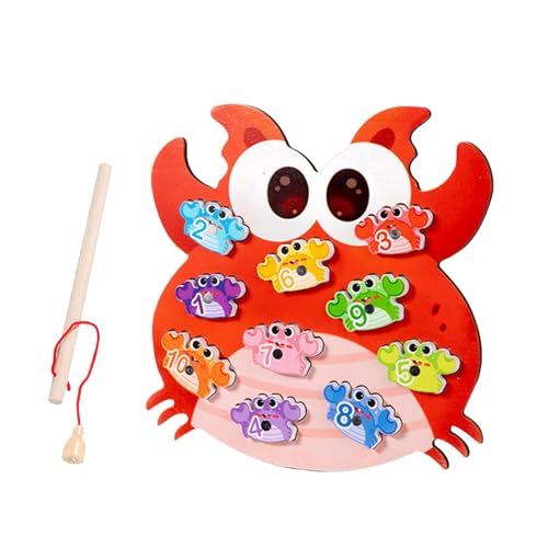 Generisch Zahlen Angelspiel, Kinder Angelspiel - Krabbenform mathematisches Lernspiel - Bildungskinder Reiseverkehrsbehörde, Fischzählspielzeug für Kindergarten für Heimschule Generisch Zahlen Angelspiel, Kinder Angelspiel - Krabbenform mathematisches Lernspiel - Bildungskinder Reiseverkehrsbehörde, Fischzählspielzeug für Kindergarten für Heimschule von Generisch