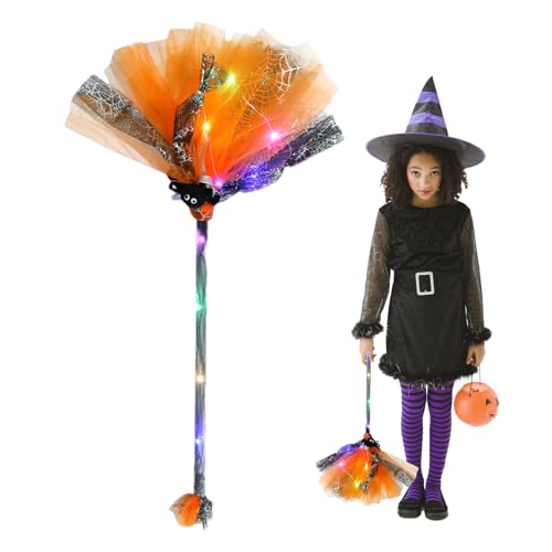 Generisch Zauberbesen – Kostümstab, Verkleidungswerkzeug | Spitzhut-Partystab, klassische fliegende Besen-Replik, Zauberer-Outfit, Fantasy-Cosplay-Artikel für Kinder-Feiern Generisch Zauberbesen – Kostümstab, Verkleidungswerkzeug | Spitzhut-Partystab, klassische fliegende Besen-Replik, Zauberer-Outfit, Fantasy-Cosplay-Artikel für Kinder-Feiern von Generisch