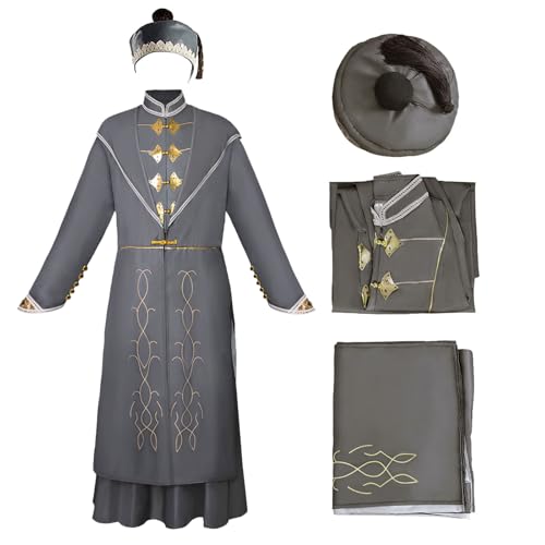 Generisch Zauberer Kostüm für Erwachsene Herren Deluxe Zauberer Magier Robe mit Kapuze Umhang Hut Halloween Cosplay Outfits Generisch Zauberer Kostüm für Erwachsene Herren Deluxe Zauberer Magier Robe mit Kapuze Umhang Hut Halloween Cosplay Outfits von Generisch