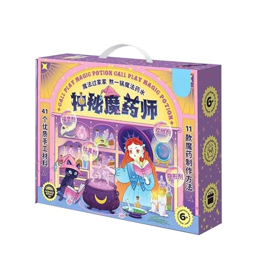 Generisch Zaubertrank Set Für Kinder Halloween - Lehrreiches Wissenschaftsexperiment Set - Kreativset Bastelset Für Spielgruppen Klassenaktivitäten Familienabende Thementage Kinder von Generisch
