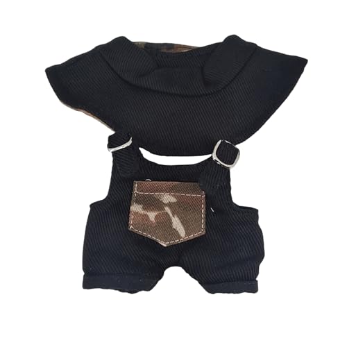 Generisch Zubehör Interessanter Typ Puppenzubehör Kleidung 17cm Puppe trägt Design-Stil Puppenhaus Möbel (Black, 17CM) von Generisch