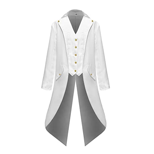 Generisch kostüm halloween herren steampunk herren mantel schwarzer anzug halloween von Generisch