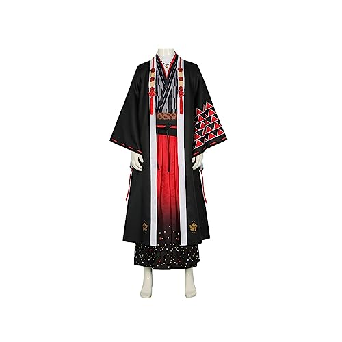 Genzuki Tojiro Cosplay Kostüm Kleid Kimono Uniform Halloween Komplettset,Set-XXL von Generisch