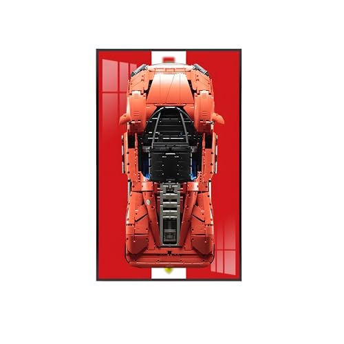 Geschenk für L-e*g-o Auto-Wandhalterung, Display-Liebhaber, nur Wandrahmen! (42143 Ferr*ari Day*tona SP3) (Basics,B) von Generisch