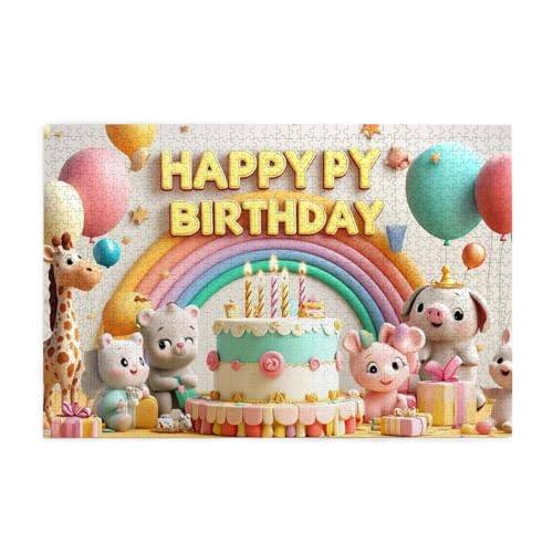 Geschenke von Tieren und Luftballons, 1000 Teile Puzzles für Erwachsene, Holzpuzzles für Erwachsene, Geschenke, Heimdekoration Geschenke von Tieren und Luftballons, 1000 Teile Puzzles für Erwachsene, Holzpuzzles für Erwachsene, Geschenke, Heimdekoration von Generisch