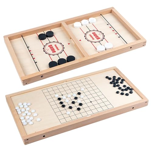 Geschicklichkeitsförderndes Spiel: Durch das Spielen Dieses rasanten Sling-Puck-Spiels kann Ihr Kind Seine Feinmotorik, Seine Hand-Auge-Koordination und Seine sozialen Fähigkeiten entwickeln, während Geschicklichkeitsförderndes Spiel: Durch das Spielen Dieses rasanten Sling-Puck-Spiels kann Ihr Kind Seine Feinmotorik, Seine Hand-Auge-Koordination und Seine sozialen Fähigkeiten entwickeln, während von Generisch