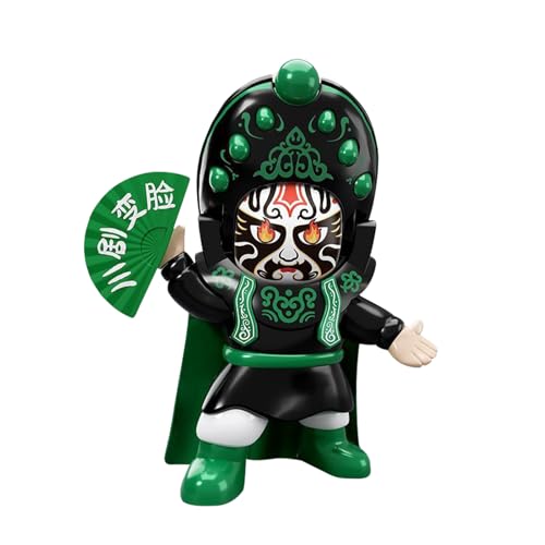 Gesichtsveränderndes Puppenspielzeug, Peking-Drama-Puppe - Chinesische Drama-Figur mit 5 interaktiven Gesichtern - Chinesische Drama-Figur, Souvenirfigur für Zuhause, Büro, Reisen Gesichtsveränderndes Puppenspielzeug, Peking-Drama-Puppe - Chinesische Drama-Figur mit 5 interaktiven Gesichtern - Chinesische Drama-Figur, Souvenirfigur für Zuhause, Büro, Reisen von Generisch
