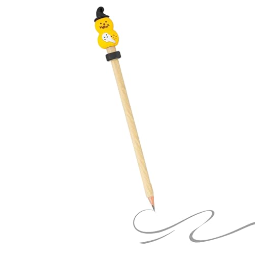 Gewindeter Fidget Bleistift | Holz Halloween Sensorik Drehstift | Sensorische Stifte Für Jugendliche Erwachsene Schüler Schule Büro Gewindeter Fidget Bleistift | Holz Halloween Sensorik Drehstift | Sensorische Stifte Für Jugendliche Erwachsene Schüler Schule Büro von Generisch