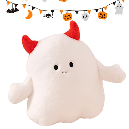 Ghost Plush Toy | Halloween Skull Doll Plüschspielzeug | Süße Kissen lustig süße Halloween -Wohndekorationen | Ghost Doll Kinderaktivitätsgeschenk -Requisiten für Kinder spielen Zeit, Indoor Ghost Plush Toy | Halloween Skull Doll Plüschspielzeug | Süße Kissen lustig süße Halloween -Wohndekorationen | Ghost Doll Kinderaktivitätsgeschenk -Requisiten für Kinder spielen Zeit, Indoor von Generisch