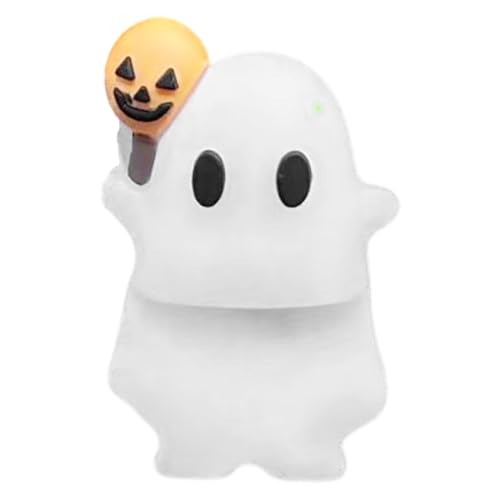 Ghostees Mystery, Ghost Figur Peel Stick, 1,5x1,5 cm, Neuheit Telefonpuppe, kreative Display -Figur, Innenländer im Freien, Tischhaus verwendet von Generisch