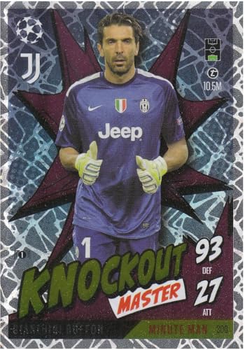 Gianluigi Buffon t 10.5M Torhüter JJ Topps Knockout Master Minute Man CL Fußball Sammelkarte 300 Gianluigi Buffon t 10.5M Torhüter JJ Topps Knockout Master Minute Man CL Fußball Sammelkarte 300 von Generisch